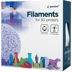 Пластик для 3D-принтера Gembird ABS, 1.75 мм, 1kg, gray (3DP-ABS1.75-01-GR)
