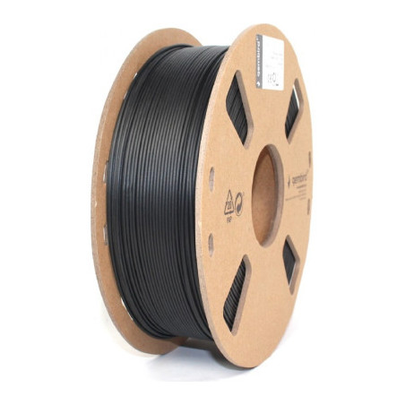 Пластик для 3D-принтера Gembird PLA+, 1.75 мм, 1 kg, Black (3DP-PLA+1.75-02-BK)