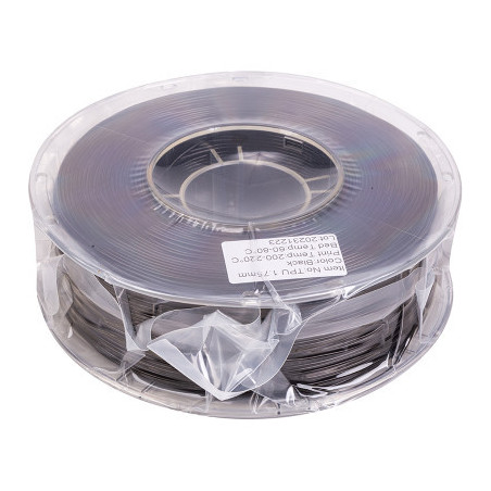 Пластик для 3D-принтера PowerPlant TPU, 1.75 мм, 1kg, black (PT812981)