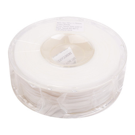 Пластик для 3D-принтера PowerPlant TPU, 1.75 мм, 1kg, white (PT813001)