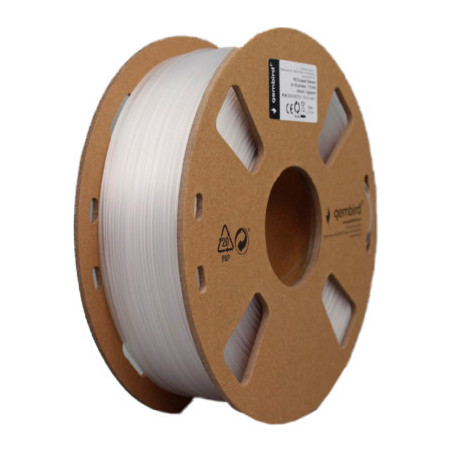 Пластик для 3D-принтера Gembird PETG, 1.75 мм, natural, 1 кг (3DP-PETG1.75-01-NAT)