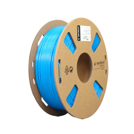 Пластик для 3D-принтера Gembird PETG, 1.75 мм, blue, 1 кг (3DP-PETG1.75-01-B)