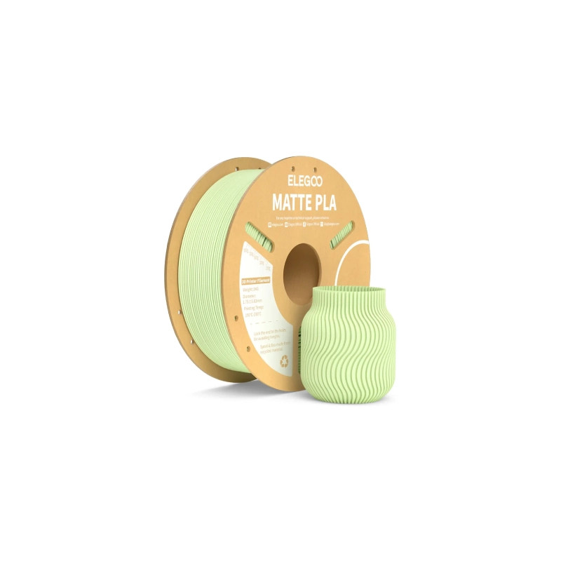 Пластик для 3D-принтера ELEGOO PLA matte 1кг, 1.75мм, green mint (50.203.0262)