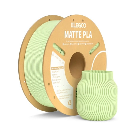 Пластик для 3D-принтера ELEGOO PLA matte 1кг, 1.75мм, green mint (50.203.0262)