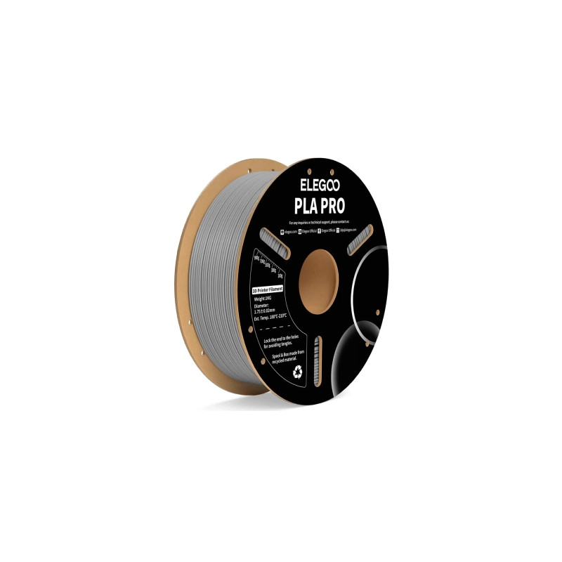 Пластик для 3D-принтера ELEGOO PLA PRO 1кг, 1.75мм, gray (50.203.0195)
