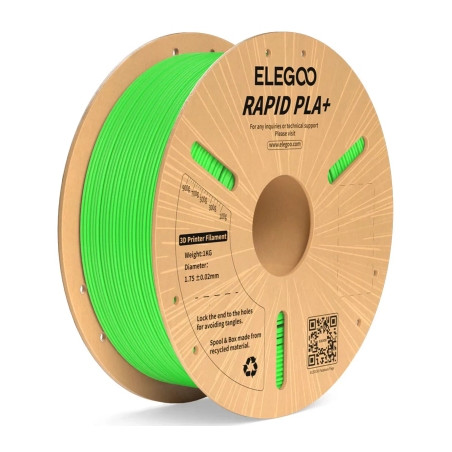 Пластик для 3D-принтера ELEGOO Rapid PLA Plus 1кг, 1.75мм, green (50.203.0118)