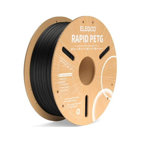 Пластик для 3D-принтера ELEGOO Rapid PETG 1кг, 1.75мм, black (50.203.0216)
