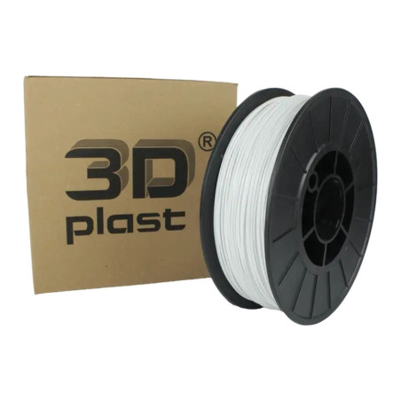 Пластик для 3D-принтера 3Dplast PLA 1.75мм, 0.85кг, white (3DPLA17508WT)