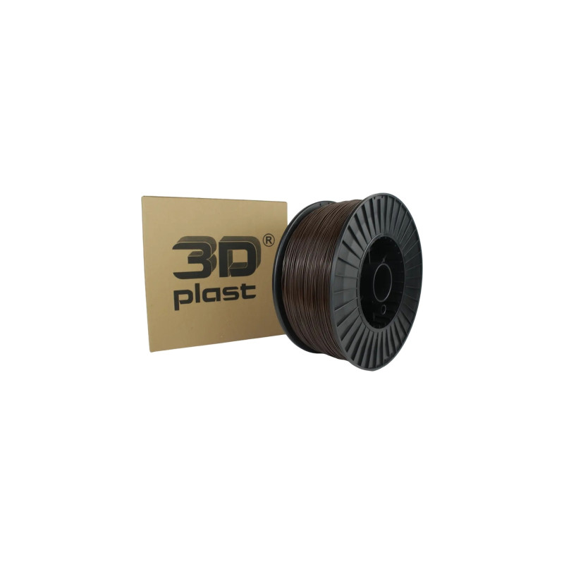Пластик для 3D-принтера 3Dplast PLA 1.75мм, 3кг, brown (3DPLA1753BRWN)