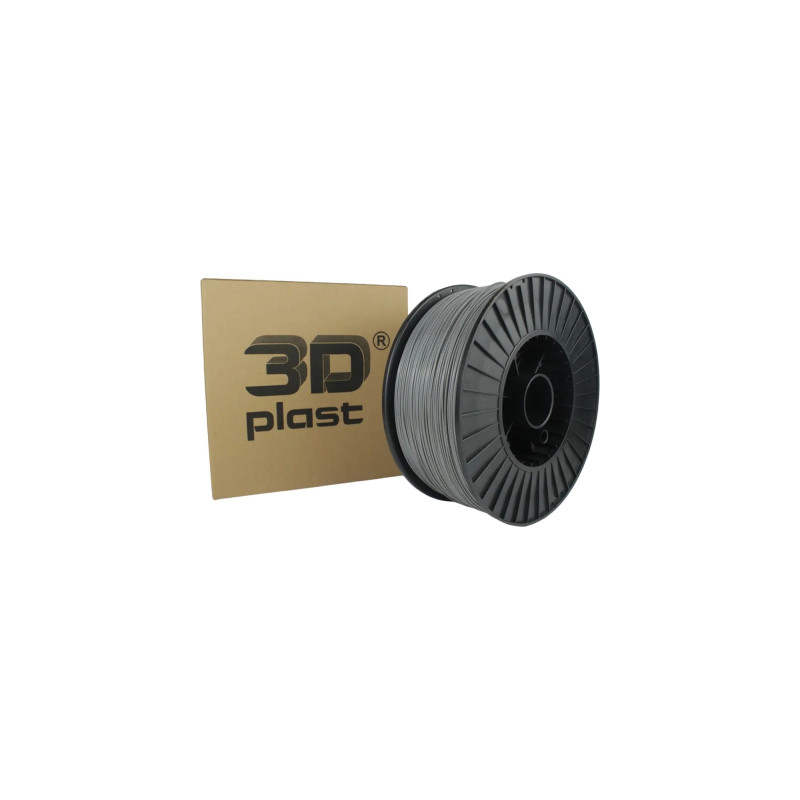 Пластик для 3D-принтера 3Dplast PLA 1.75мм, 3кг, gray (3DPLA1753GRE)