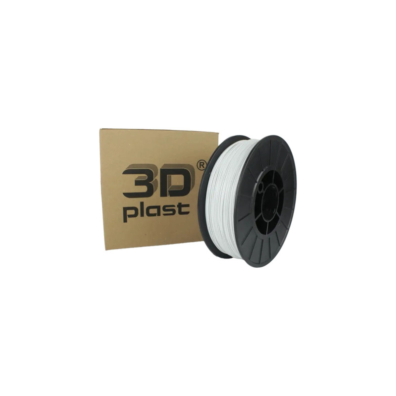 Пластик для 3D-принтера 3Dplast PETG 1.75мм, 0.85кг, white (3DPTG17508WT)