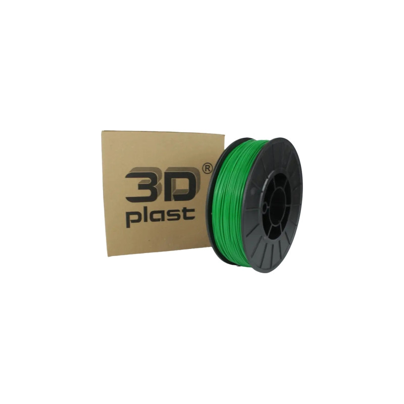 Пластик для 3D-принтера 3Dplast PLA 1.75мм, 0.85кг, green (3DPLA17508GR)