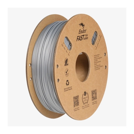 Пластик для 3D-принтера Creality PLA Fast, Ender, 1.75мм, silver, 1кг (3301010434)