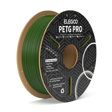 Пластик для 3D-принтера ELEGOO PETG PRO 1кг, 1.75мм, olive green (50.203.0449)