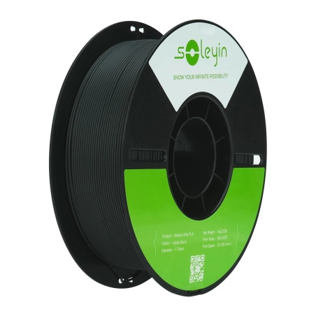Пластик для 3D-принтера Creality Soleyin matte 1кг, 1.75мм, black (3301010513)