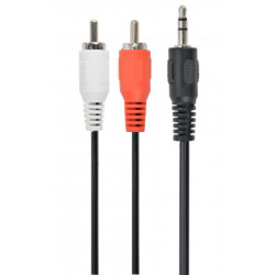 Кабель мультимедійний 3.5mm M to 2xRCA M 1.5m Cablexpert (CCA-458)