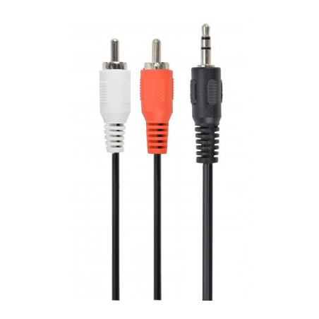 Кабель мультимедійний 3.5mm M to 2xRCA M 1.5m Cablexpert (CCA-458)
