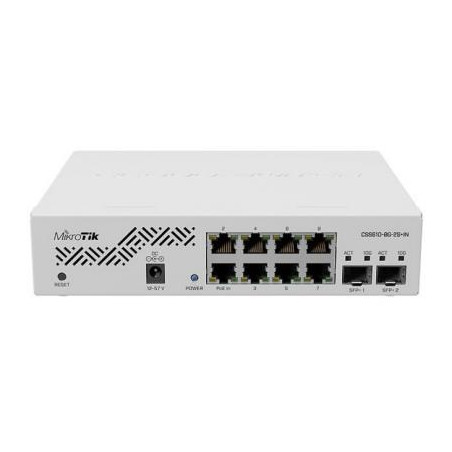 Комутатор мережевий Mikrotik CSS610-8G-2S+IN