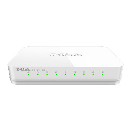 Комутатор мережевий D-Link GO-SW-8G