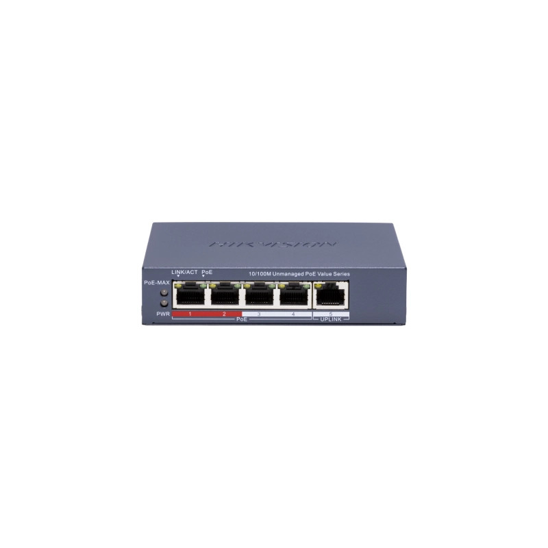 Комутатор мережевий Hikvision DS-3E0105P-E/M(C)