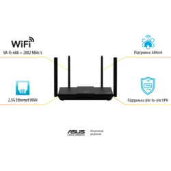 Маршрутизатор ASUS RT-BE50 (90IG09U0-MO3S00)