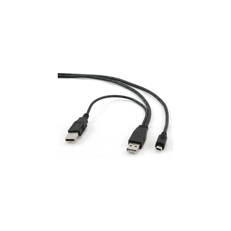 Дата кабель USB 2.0 AM/AM to Mini 5P 0.9m Cablexpert (CCP-USB22-AM5P-3)