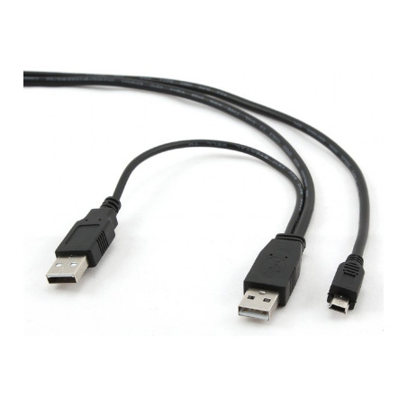 Дата кабель USB 2.0 AM/AM to Mini 5P 0.9m Cablexpert (CCP-USB22-AM5P-3)