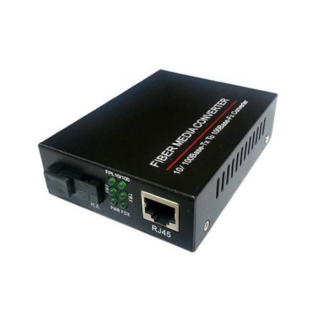 Медіаконвертер FoxGate 10/100Base-TX to 100Base-F 1310нм, SM, SC/PC, 20 км (EC-B-0,1-1SM-1310nm-20)