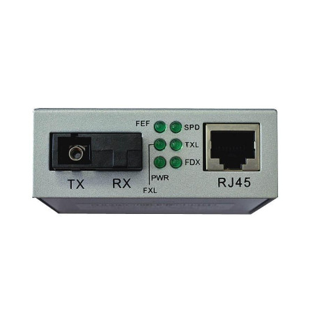 Медіаконвертер Step4Net 10/100Base-TX to 100Base-FX, SM, 1310nm, SC/PC, 20км (MC-D-0,1-1SM-1310nm-20)