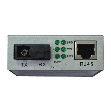 Медіаконвертер Step4Net 10/100Base-TX to 100Base-FX, SM, 1550nm, SC/PC, 20км (MC-D-0,1-1SM-1550nm-20)