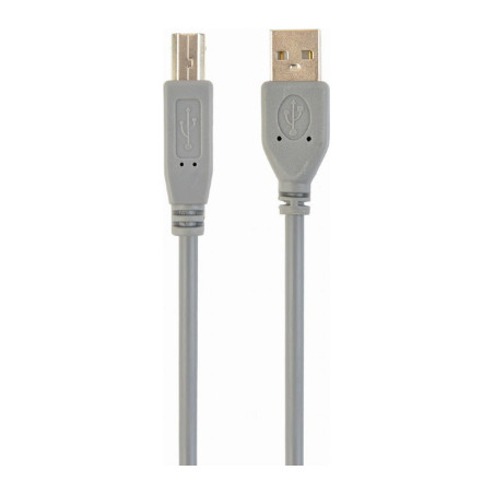 Кабель для принтера USB 2.0 AM/BM 1.8m Cablexpert (CCP-USB2-AMBM-6G Grey)