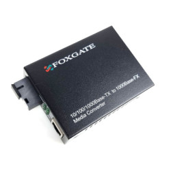 Медіаконвертер EC-Q-1G-1SM-1550nm-20-LFP FoxGate