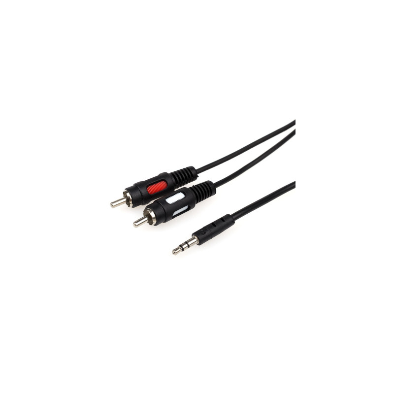 Кабель мультимедійний 3.5mm M to 2xRCA M 5.0m Atcom (10709)