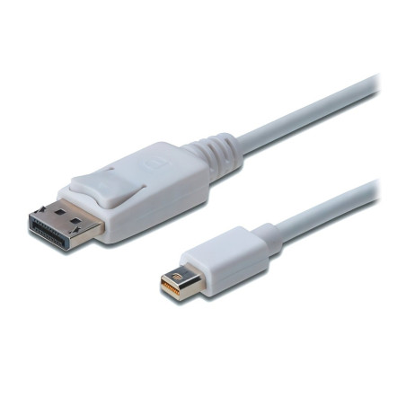 Кабель мультимедійний miniDisplayPort M to DisplayPort M 2.0m Digitus (AK-340102-020-W)
