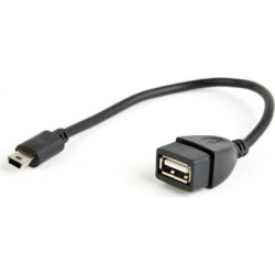 Перехідник OTG USB 2.0 AF to Mini 5P 0.15m Cablexpert (A-OTG-AFBM-002)