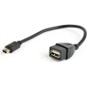 Перехідник OTG USB 2.0 AF to Mini 5P 0.15m Cablexpert (A-OTG-AFBM-002)