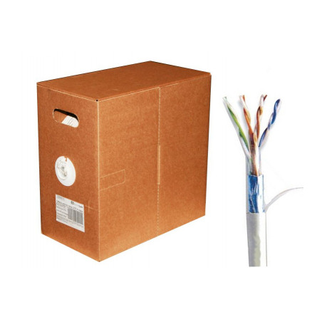 Кабель мережевий Atcom FTP 305м cat.5e Premium CU (3802)