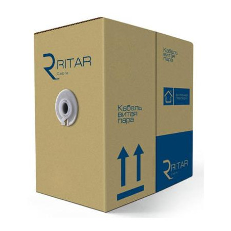 Кабель мережевий Ritar UTP 305м КВП (4*2*0,48) 4Р [СCA] (08534)