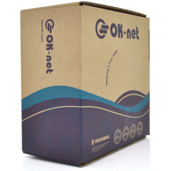 Кабель мережевий OK-Net FTP 100м cat.5e (FTP-cat.5E) (КПВЭ-ВП (200) 4*2*0,51 / 100)