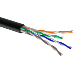 Кабель мережевий OK-Net UTP 305м cat.5e зовнішній (U/UTP-cat.5Е) (КПП-ВП (100) 4*2*0,50)