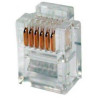 Конектор Eserver RJ12 6P6С, уп. 100шт (WT-6001D)