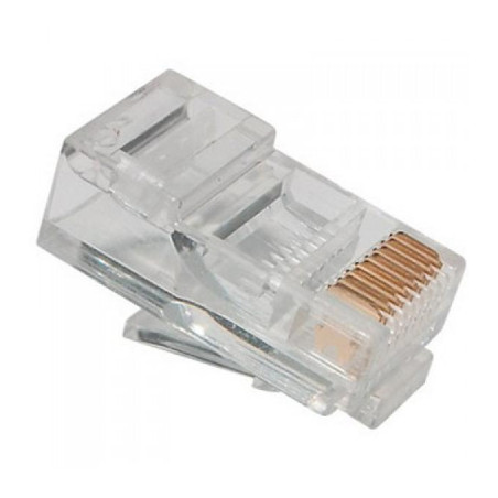 Конектор Ritar RJ45 cat.5e UTP 8P8C PREMIUM (позолоченные контакты) 100 шт (13193)