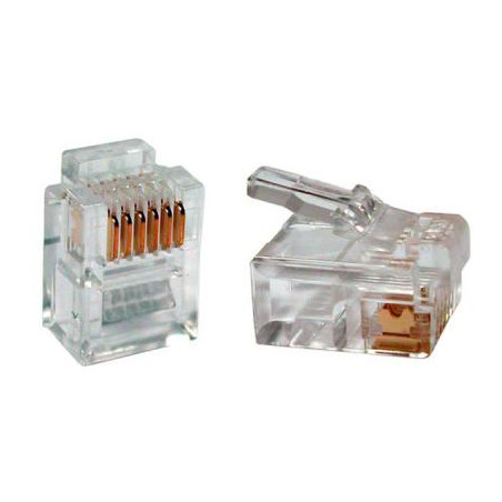 Конектор Patron RJ12 6P6C * 40 (CON-RJ-12-6P6C-40)