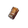 Конектор Merlion RJ45 cat.5e UTP 8P8C Brown 100 шт (RJ45ML-BN / 05356)