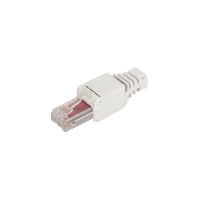 Конектор RJ45 cat.6 UTP 8P8C, безінструментальний, 1шт Kingda (KD-PGU8054-C6)