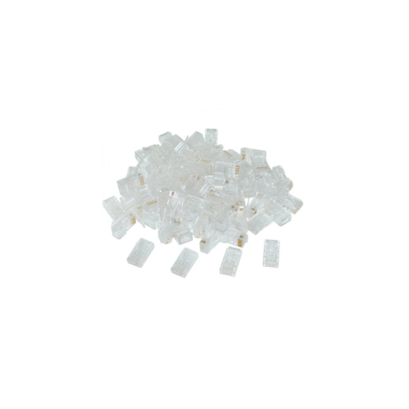 Конектор RJ45 cat.5e UTP 8P8C * 100 Cablexpert (PLUG3UP6/100)
