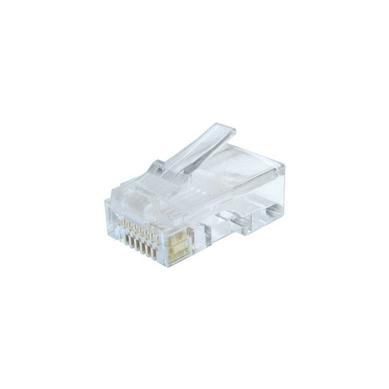Конектор RJ45 cat.6 UTP 8P8C * 10 (позолоч. конт.) Cablexpert (LC-8P8C-002/10)