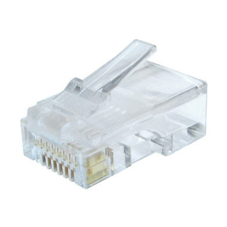 Конектор RJ45 cat.6 UTP 8P8C * 10 (позолоч. конт.) Cablexpert (LC-8P8C-002/10)