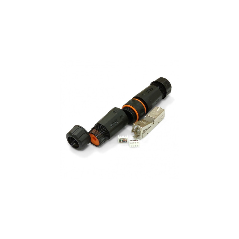 Конектор RJ45 водонепроникний IP68, cat.6A STP Eserver (WT-2611)
