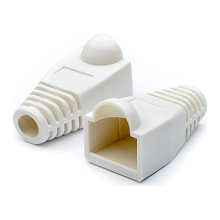 Ковпачок конектора Atcom RJ-45 белый 100шт (10107)